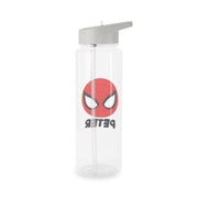 SpiderMan - Personalised Superhero Comic Clear Water Bottle 7