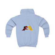 Red And Yellow Heroes Love Heart Kids Hoodie 6
