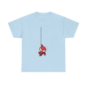 Gray Hanging Spider Hero T-Shirt 9
