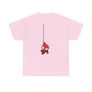 Gray Hanging Spider Hero T-Shirt 8