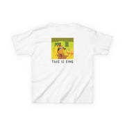 This Is Fine - Memes Kids T-Shirt 2