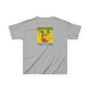 This Is Fine - Memes Kids T-Shirt 4