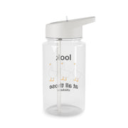 Look At All Those Chickens - Memes Clear Water Bottle 2