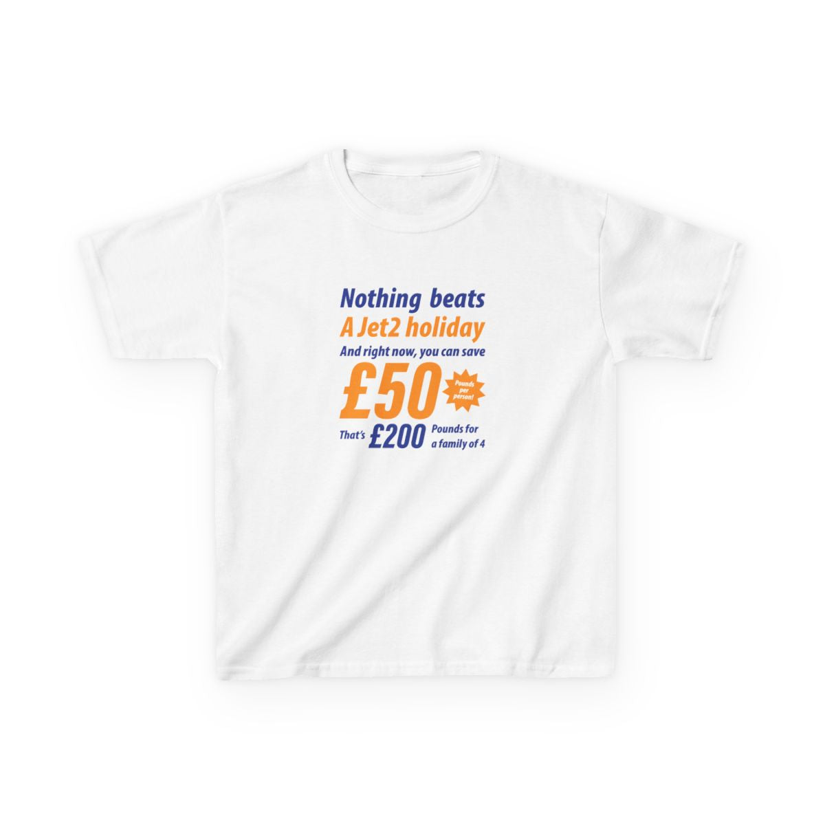Nothing Beats A Jet Holiday Kids T-Shirt