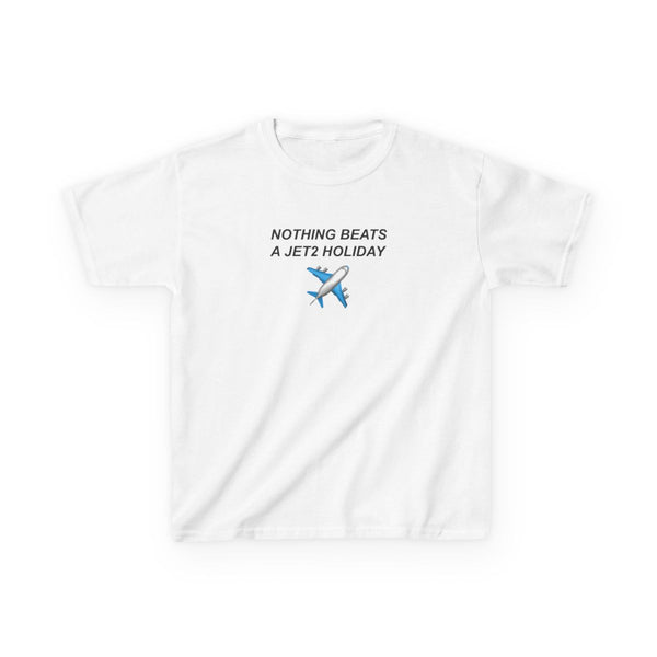 Nothing Beats A Holiday Kids T-Shirt White Front
