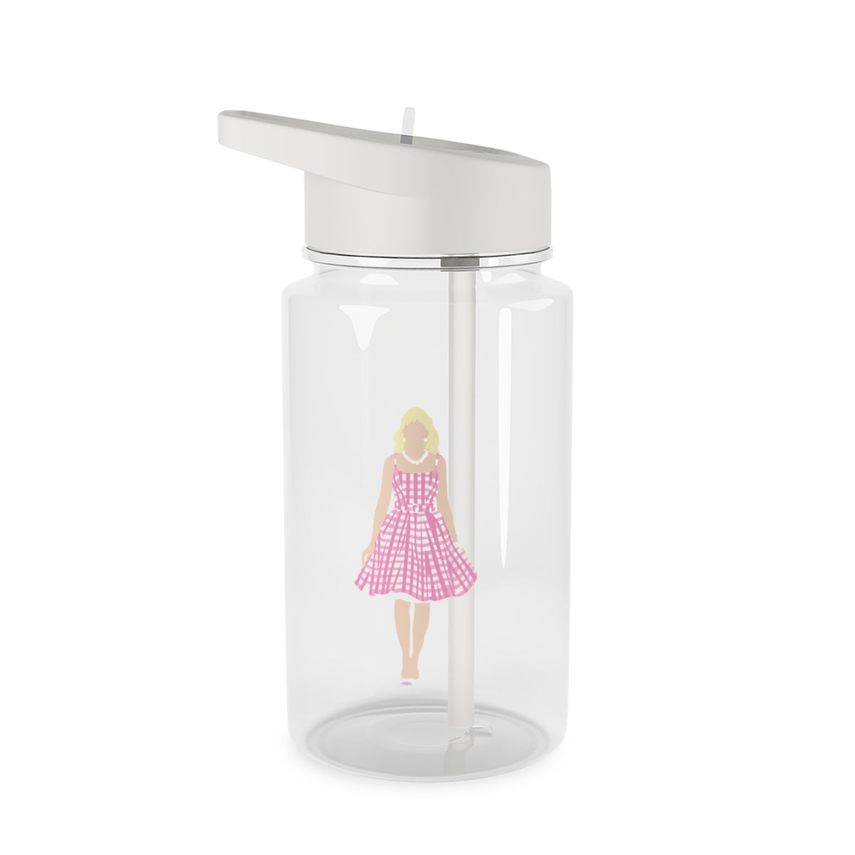 Pink Dress - Margot Clear Water Bottle