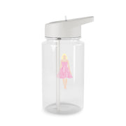 Pink Dress - Margot Clear Water Bottle 2
