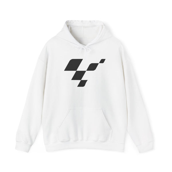 logo - Motorbike Hoodie White Front