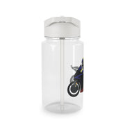 Purple Motorbike - Motorbike Clear Water Bottle 3