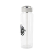Purple Motorbike - Motorbike Clear Water Bottle 9
