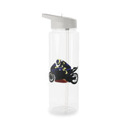 Purple Motorbike - Motorbike Clear Water Bottle 6