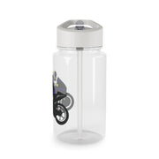 Purple Motorbike - Motorbike Clear Water Bottle 4