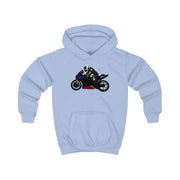 Purple Motorbike - Motorbike Kids Hoodie 5