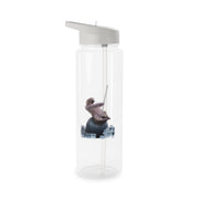 Wrecking Ball Sloth Clear Water Bottle 6