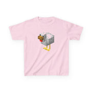 Mining Chicken Kids T-Shirt 9