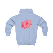 Mining Pig Kids Hoodie 8