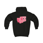 Mining Pig Kids Hoodie 6