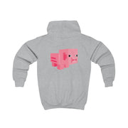 Mining Pig Kids Hoodie 4