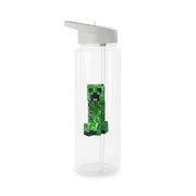 Mining Creeper Clear Water Bottle 6