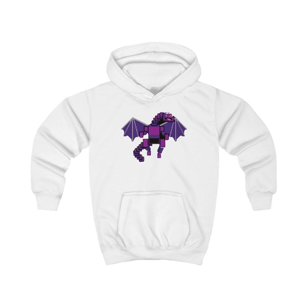 Ender Dragon Kids Hoodie White Front