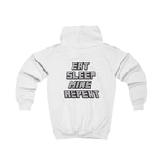 Eat Sleep Mine Repeat Kids Hoodie 2
