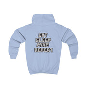 Eat Sleep Mine Repeat Kids Hoodie 6