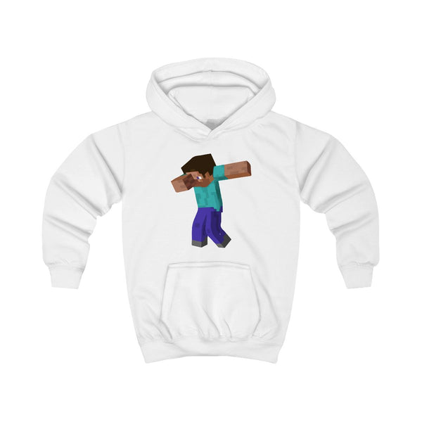 Steve Dab - Mining Kids Hoodie White Front