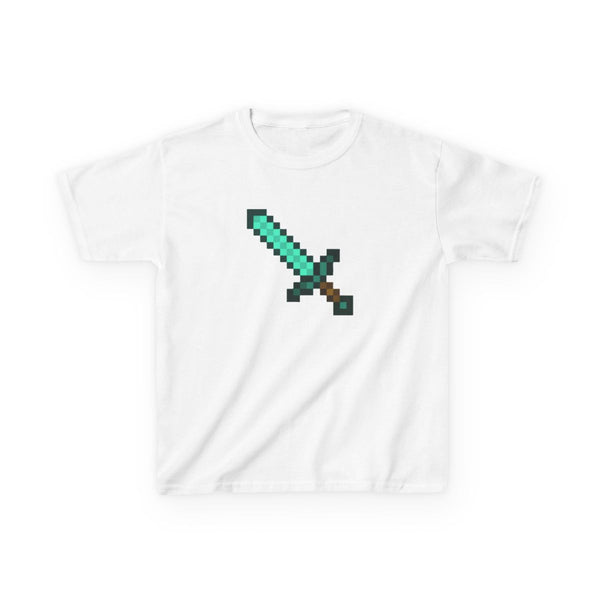 Diamond Sword - Mining Kids T-Shirt White Front