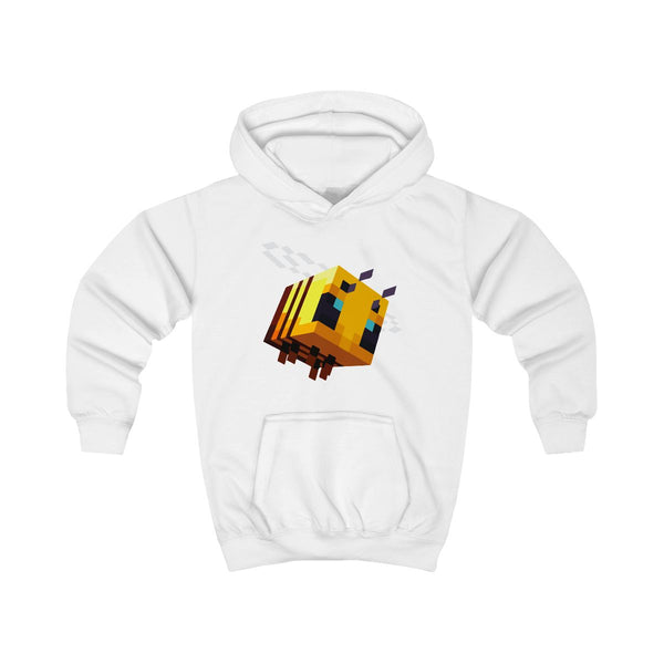 Mining Bee Kids Hoodie White Front