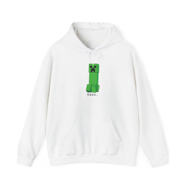 Creeper Standing Hoodie White Front