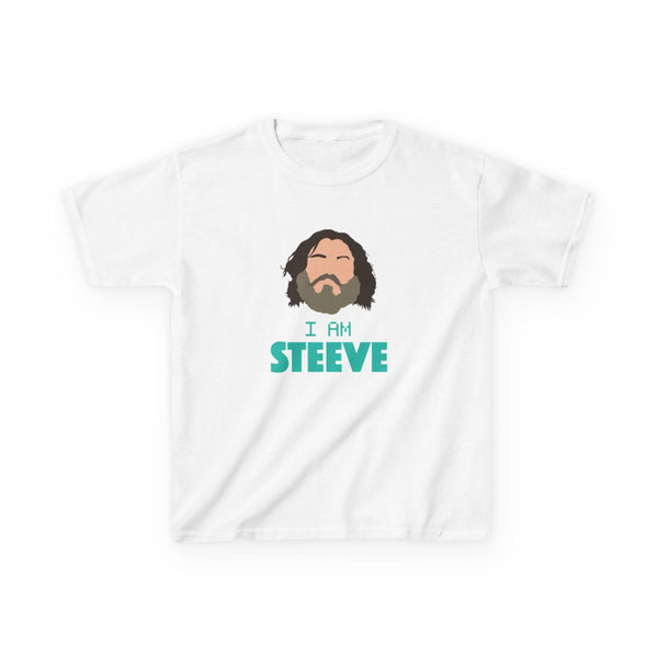 Jack I Am Steve Kids T-Shirt White Front
