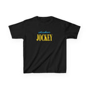 Chicken Jockey Blue Kids T-Shirt 5