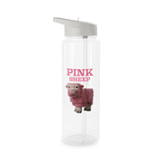 Pink Sheep Clear Water Bottle 6