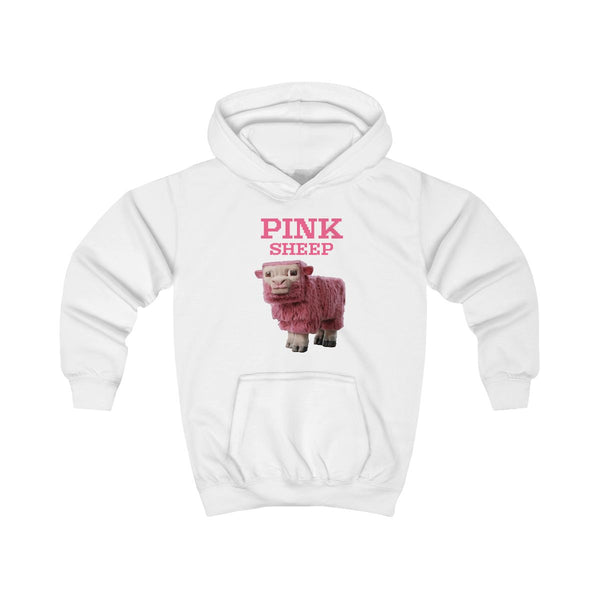 Pink Sheep Kids Hoodie White Front