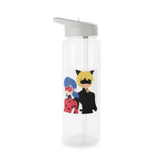 Red And Blue Clear Water Bottle 6