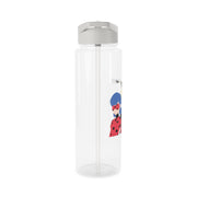 Red And Blue Clear Water Bottle 8
