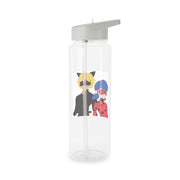 Red And Blue Clear Water Bottle 7