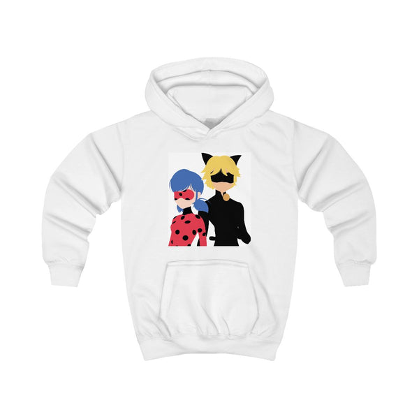 Red And Blue Kids Hoodie White Front