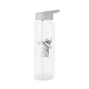White Helmet DJ Dab Clear Water Bottle 7