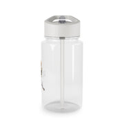 Stay Mello White Helmet DJw - White Helmet DJ Clear Water Bottle 4