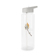 Stay Mello White Helmet DJw - White Helmet DJ Clear Water Bottle 7