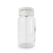 Stay Mello White Helmet DJw - White Helmet DJ Clear Water Bottle 3