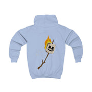 Stay Mello White Helmet DJw - White Helmet DJ Kids Hoodie 6