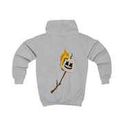 Stay Mello White Helmet DJw - White Helmet DJ Kids Hoodie 4