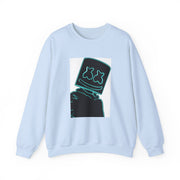 Black White Helmet DJ Neon Sweatshirt 9