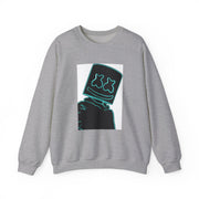 Black White Helmet DJ Neon Sweatshirt 3