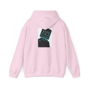 Black White Helmet DJ Neon Hoodie 8