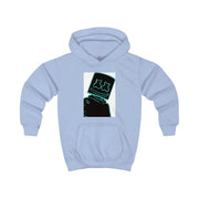 Black White Helmet DJ Neon Kids Hoodie 5