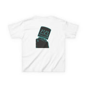 Black White Helmet DJ Neon Kids T-Shirt 2