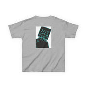 Black White Helmet DJ Neon Kids T-Shirt 4